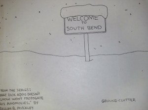A sketch received from Jim Hennegan around 1971 - with a laugh.  