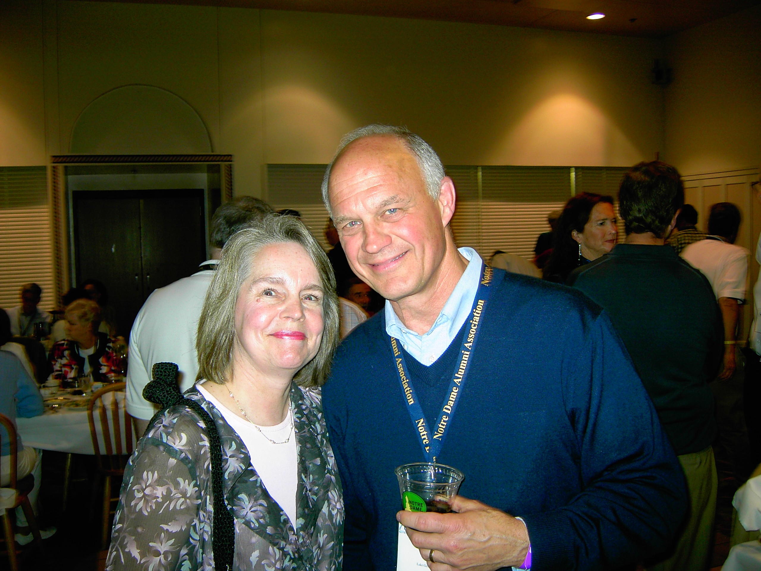 Linda Misch and Bob Timm at Reunion dinner