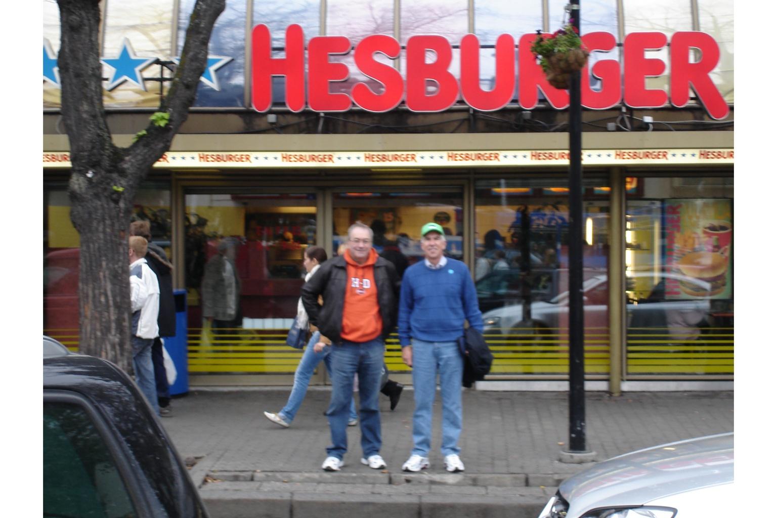Hesburgers, a food choice in Tallinn, Estonia