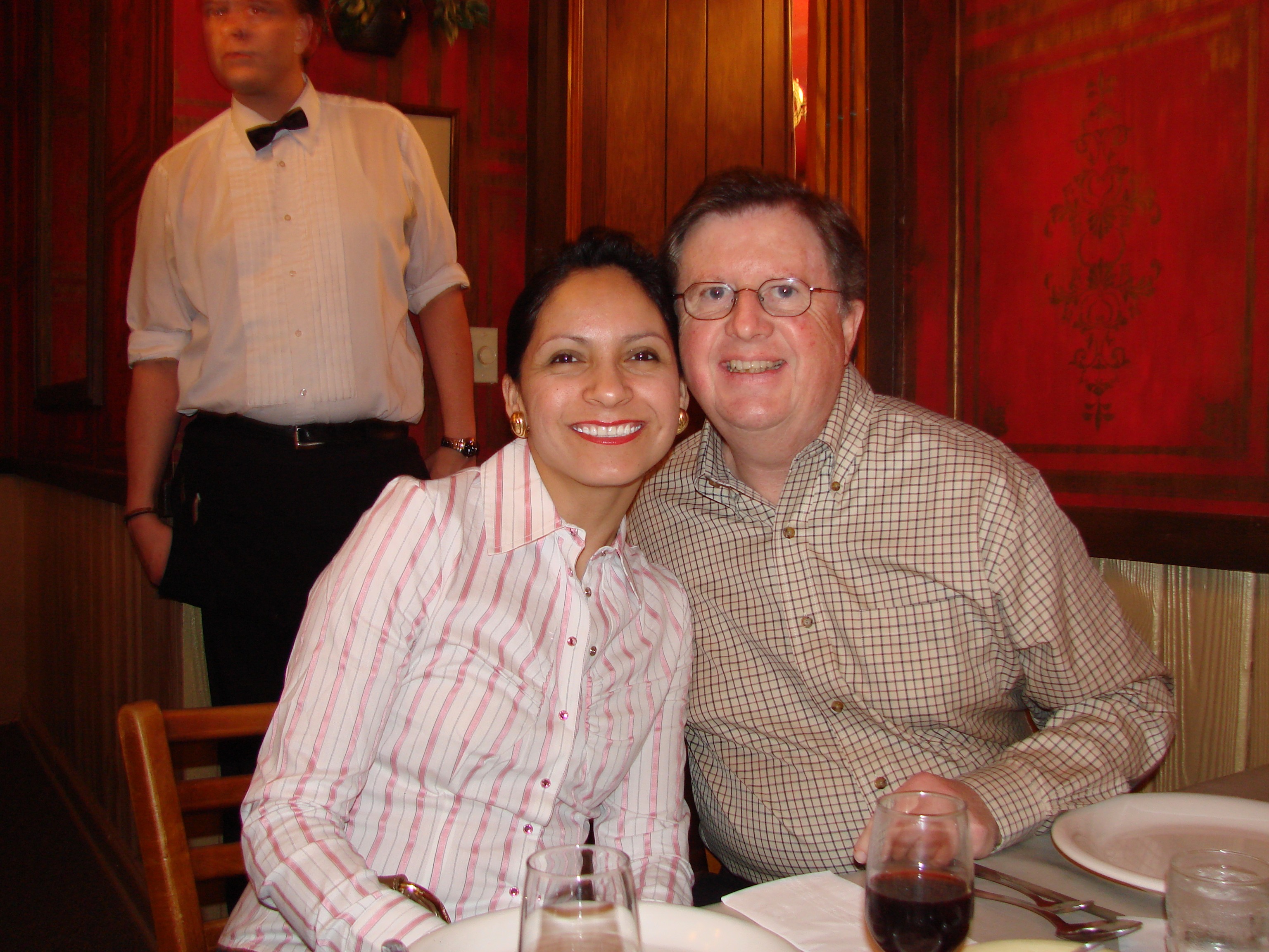 Jeff Keyes with Ed Kickham's friend Maria